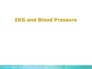 EKG and Blood Pressure