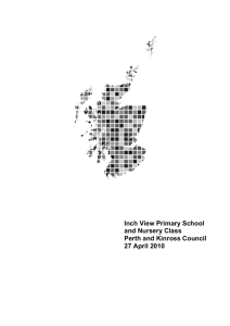 Inch View Primary School and Nursery Class Perth and Kinross Council