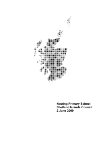 Nesting Primary School Shetland Islands Council 2 June 2009