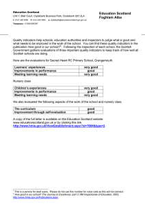 Education Scotland Foghlam Alba