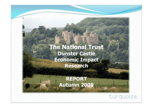 The National Trust Dunster Castle Economic Impact Research