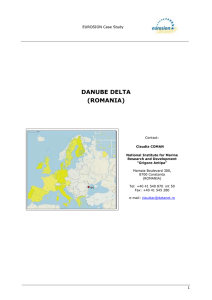 DANUBE DELTA (ROMANIA) EUROSION Case Study