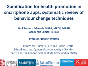 Gamification for health promotion in smartphone apps: systematic review of