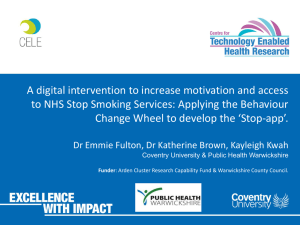 A digital intervention to increase motivation and access