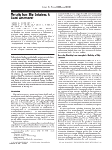 Mortality from Ship Emissions: A