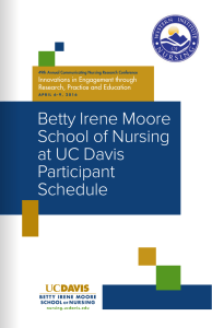 Betty Irene Moore School of Nursing at UC Davis Participant