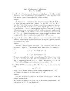 Math 147, Homework 6 Solutions Due: May 22, 2012 × S }