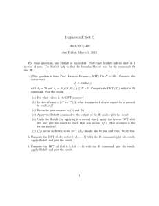 Homework Set 5 Math/ECE 430 due Friday, March 1, 2013