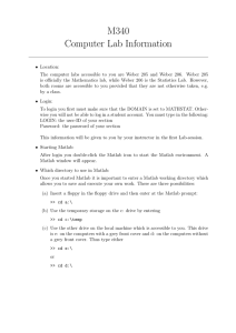 M340 Computer Lab Information