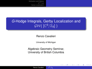 G-Hodge Integrals, Gerby Localization and GW( [C /Z ] )