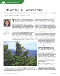 T Role of the U.S. Forest Service