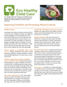 Eco-Healthy Child Care helps early childhood learn-
