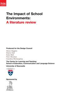 The Impact of School Environments: A literature review