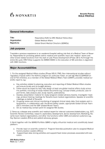 General Information  ROLE PROFILE
