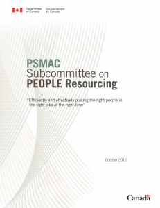 PSMAC PEOPLE  Resourcing
