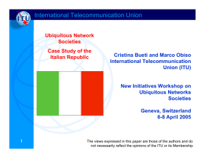 International Telecommunication Union