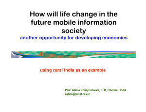 How will life change in the future mobile information society