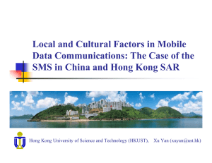 Local and Cultural Factors in Mobile