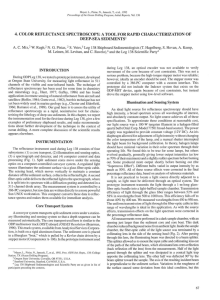 4. COLOR REFLECTANCE SPECTROSCOPY: A TOOL FOR RAPID CHARACTERIZATION OF