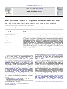 A two end-member model of wood dynamics in headwater neotropical... Ellen Wohl , Susan Bolton , Daniel Cadol