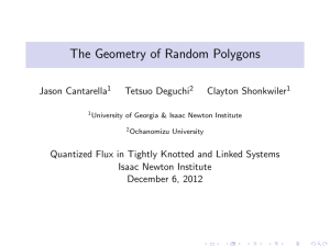 The Geometry of Random Polygons
