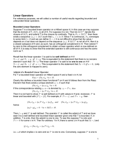 Linear Operators