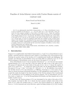 Families of Artin-Schreier curves with Cartier-Manin matrix of constant rank