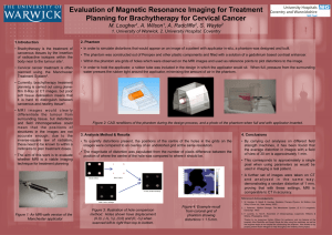 Evaluation of Magnetic Resonance Imaging for Treatment M. Lougher , A. Wilson