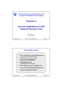 Session 9 Use and Applications of NGN