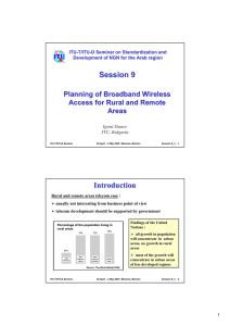 Session 9 Introduction Planning of Broadband Wireless