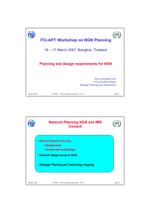 ITU - APT Workshop on NGN Planning 16