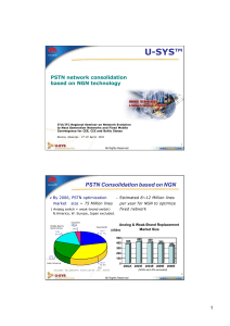 U-SYS™ PSTN network consolidation based on NGN technology