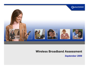 Wireless Broadband Assessment September 2006