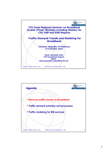 ITU Cross Regional Seminar on Broadband CIS, ASP and EUR Regions