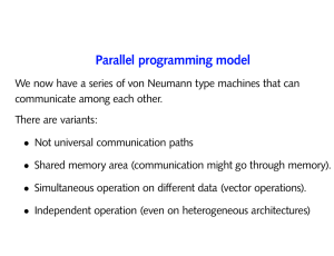 Parallel programming model