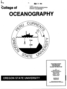 OCEANOGRAPHY of College