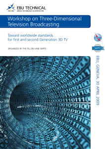 Workshop on Three-Dimensional Television Broadcasting EBU, G En
