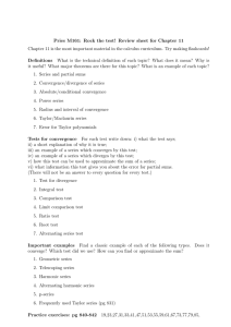 Pries M161: Rock the test! Review sheet for Chapter 11