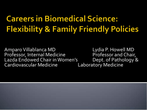 Amparo Villablanca MD Lydia P. Howell MD Professor, Internal Medicine Professor and Chair,