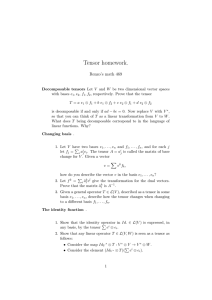 Tensor homework. Renzo’s math 469