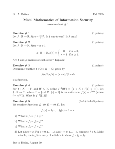 M360 Mathematics of Information Security
