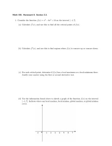 Math 155. Homework 8. Section 3.3. − 6x