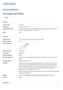 Dienogest ab141282 Product datasheet 1 Image Overview