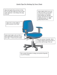 Quick Tips For Setting Up Your Chair