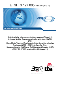 ETSI TS 127 005 V11.0.0