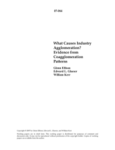 What Causes Industry Agglomeration? Evidence from Coagglomeration