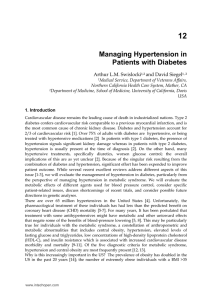 12 Managing Hypertension in  Arthur L.M. Swislocki