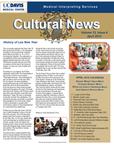 History of Lao New Year