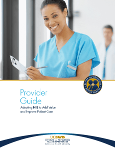 Provider Guide HIE and Improve Patient Care