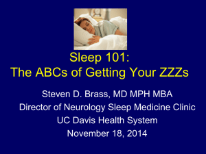Sleep 101: The ABCs of Getting Your ZZZs